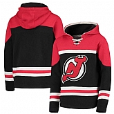 New Jersey Devils Black Men's Customized All Stitched Hooded Sweatshirt,baseball caps,new era cap wholesale,wholesale hats